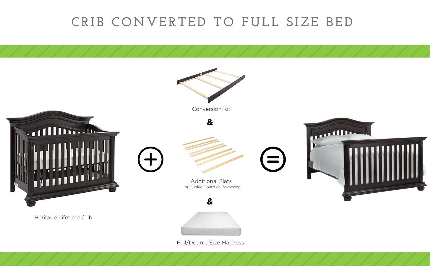 baby cache haven hill conversion kit