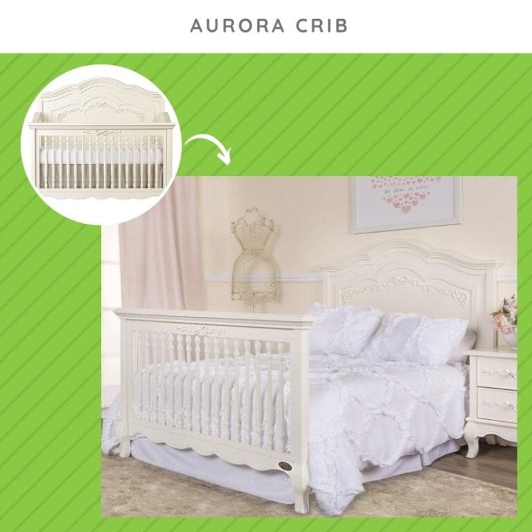 Full Size Conversion Kit Bed Rails For Jaclyn Place Crib (Ivory
