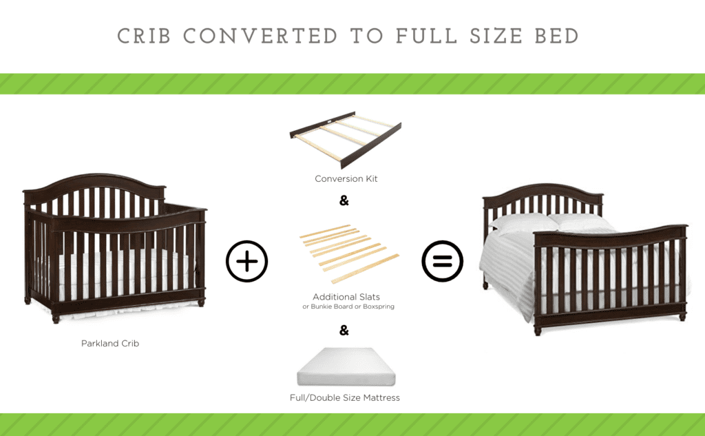 Babi Italia Full Size Conversion Kit Bed Rails with Free Shipping
