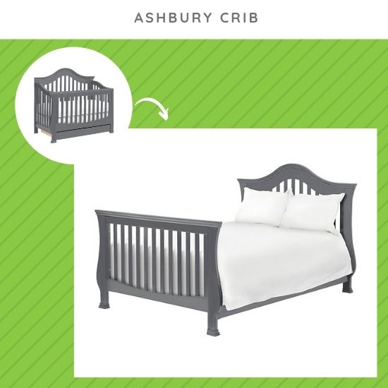 Conversion Kit Bed Rails, Can You Use A Regular Bed Frame With Convertible Crib