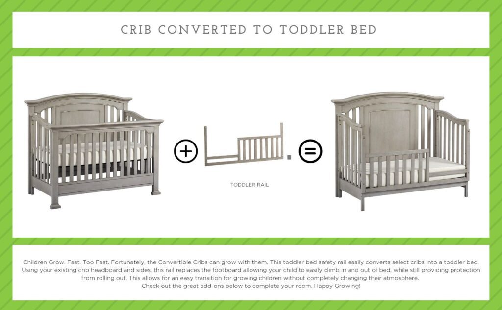 Graco Crib Lennox Carved Wood Convertible Baby Crib With Toddler