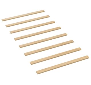 Set of Eight (8) 39 Inch Twin/Single Size Solid Wood Support Bed Slats