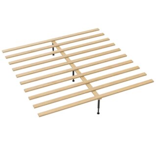 Set of Ten (10) 76 Inch King Size Solid Wood Support Bed Slats